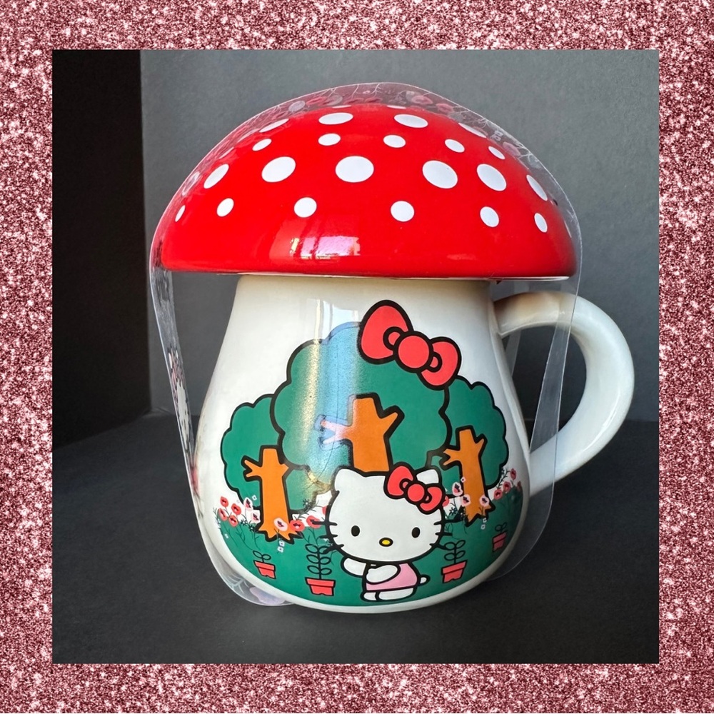 🍄 Hello Kitty mushroom mug 🍄